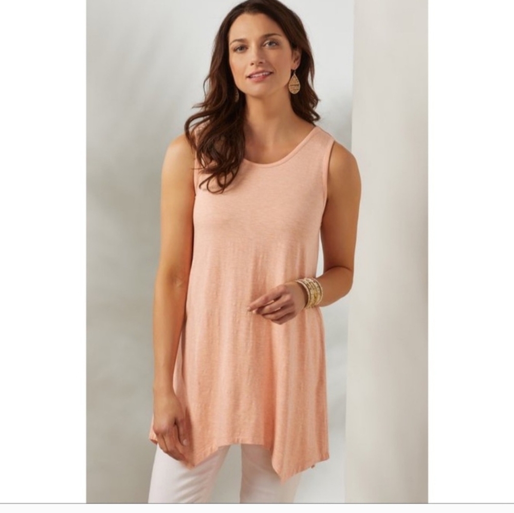 Soft Surrounding Twist back Sleeveless Top
